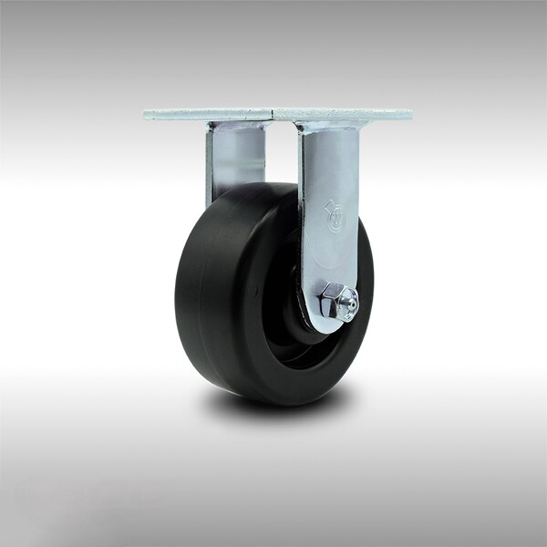 5 Inch Stainless Steel Polyolefin Wheel Rigid Caster with Ball Bearing SCC